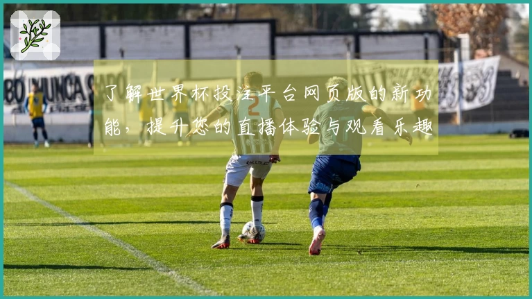 了解世界杯投注平台网页版的新功能，提升您的直播体验与观看乐趣